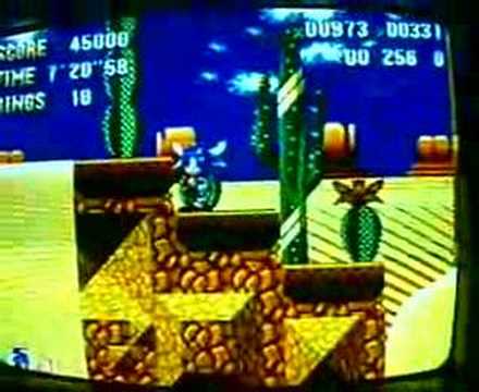 Sonic Retro (sonic engine), Dust Hill Zone - YouTube