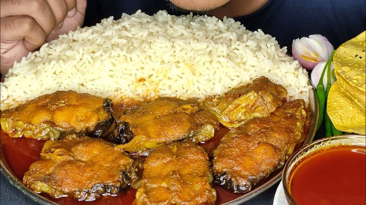 fish rice eating challenge fish rice eating asmr fish rice eating show ...