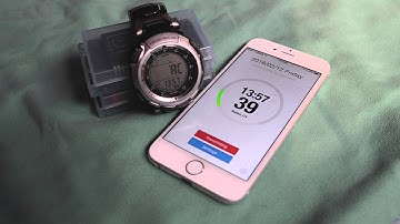 Clock Wave calibrating radio controlled watch