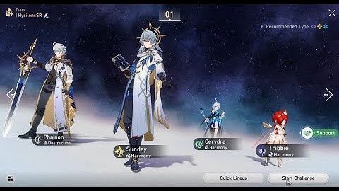 V1 Phainon E6S1 with Cerydra E1S1 Sunday E1S1 Tribbie E1  |  3.5 MOC Lygus