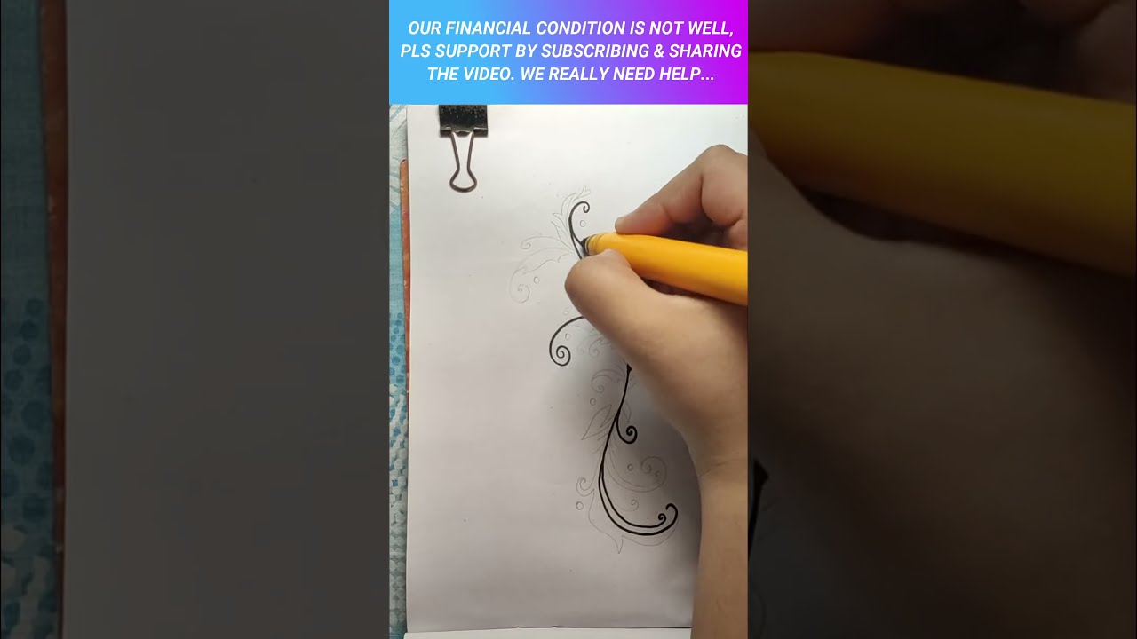 Spiral Leaf Design 🌿🍂🍀 For All 🤗 Easy & Simple😍