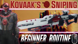 Destiny 2: Kovaak's PC Sniper Guide - Learn How To Snipe Fast & Accurately in PVP / Trials