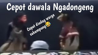 Wayang golek Cepot Ngadongen Lucu Dalang Abah Asep sunandar sunarya