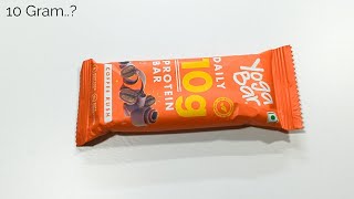 Yoga bar 10 gram protein bar coffee rush #food #foodie