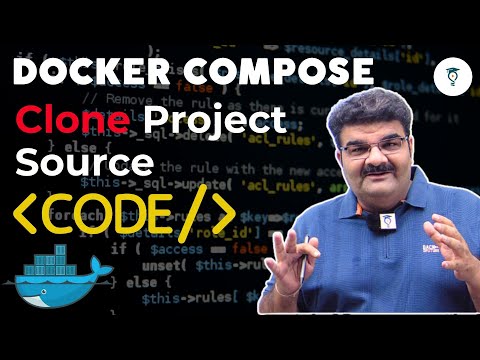 Episode 40/135 | How To Clone Project Source Code | Docker Compose | Docker Full Course In Hindi