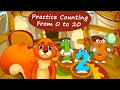 Practice counting to 20  help the squirrel prepare food supplies for the winter  gokids games