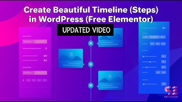 Timeline in WordPress using Elementor for FREE | Process Steps - Posts timeline - Responsive