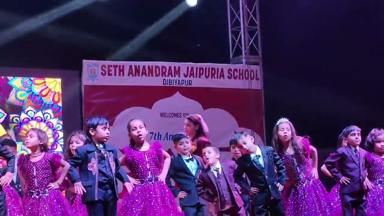 Pre-Primary children's Performance || Annual Function 2026|| Seth anandram jaipuria school dibiyapur