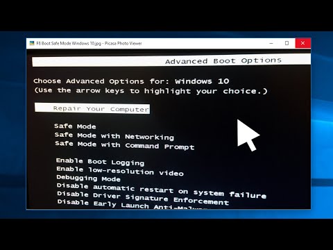 how to start up acer laptop in safe mode