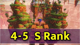 Sonic Frontiers - Cyberspace 4-5 (4K 60FPS) S Rank