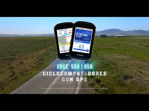 Ciclocomputadores con GPS Garmin Edge 550 | 850