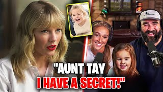 Adorable Moment - Wyatt Kelce Shares His Crush Secret with Aunt Taylor!