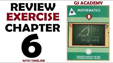 REVIEW EXERCISE, Chapter 6 factorization, simultaneous equations, Class 8 Maths, GS Academy, Unit 6,
