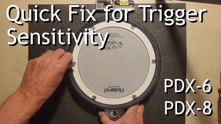 Quick Fix for Loss of Sensitivity in Roland V-Drums PDX-6 and PDX-8 Trigger Pads