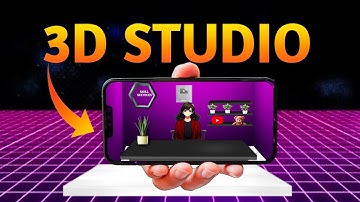 How to create a 3D studio in mobile | create a 3d studio using capcut and pixellab