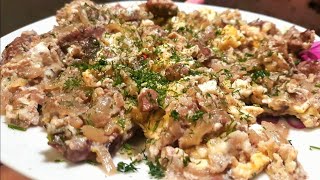 печень с яйцами печень с яйцами