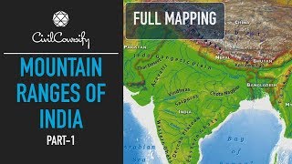Mountain Ranges of India - PART 1 | North 