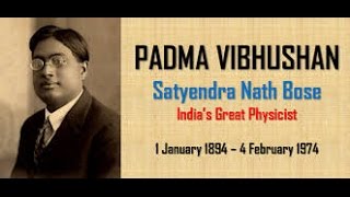 Nath Bose-Father of Particle | Physicist & Scientist | Bose - YouTube