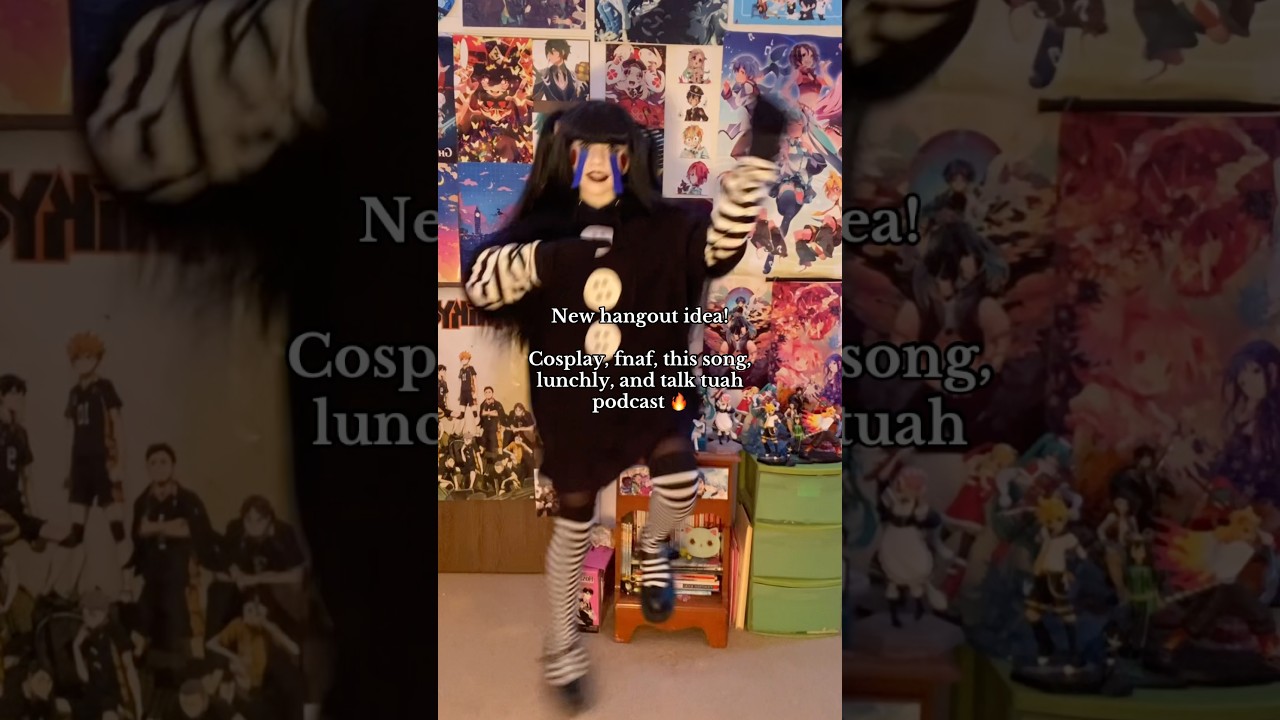 Heh… you can say I’m an 𝖎𝖓𝖋𝖑𝖚𝖊𝖓𝖈𝖊𝖗… ALL JOKESSS 🗣️ #cosplay #fnaf #thepuppetcosplay