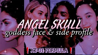 ☣️XT-01✨GODDESS FACE & ANGEL SKULL subliminal + perfect side profile {collab w/ @rainyvibessubliminals } Resimi