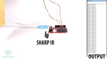 Sharp IR Sensor Using Arduino