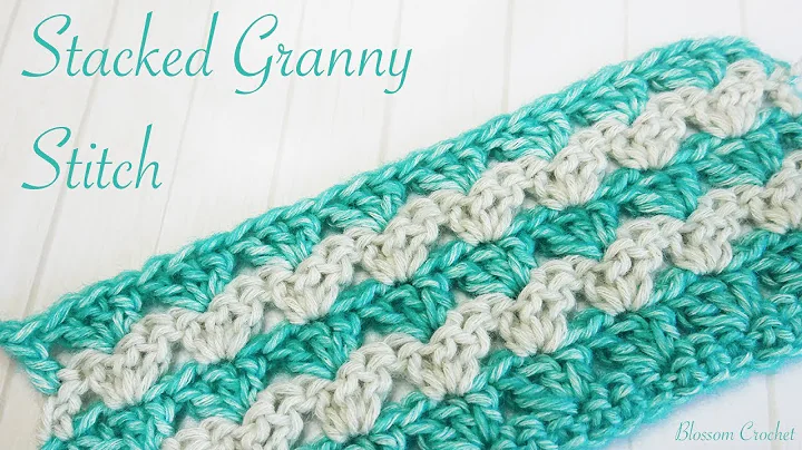 Easy Crochet: Create a Beautiful Stacked Granny Stripe Blanket