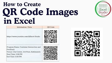 How to Create QR Code in Excel