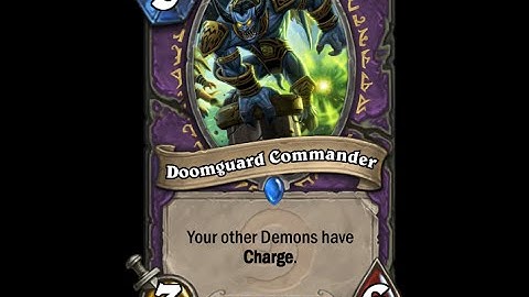 HearthPwn Weekly Card Design Competition #32: Doomguard Commander