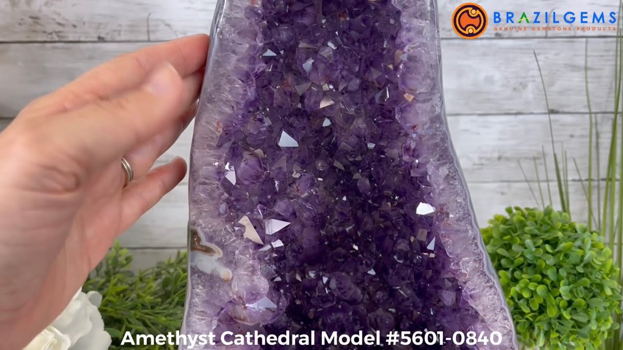 Model # 5601-0840 Amethyst Cathedral by BrazilGems.com 🏷 FOR SALE 🛍🛒Shop Now