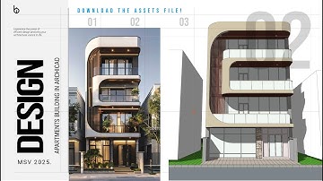 Residential Apartment Design in ArchiCAD | Full Modeling & Rendering Workflow