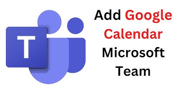 How to connect google calendar with microsoft teams