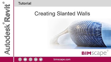 Autodesk Revit Architecture: Creating Slanted Walls