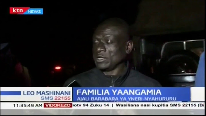 Familia ya watano yaangamia katika ajali Nyeri