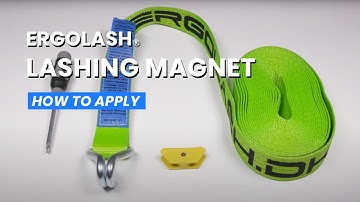 ERGOLASH® Lashing Magnet | How to apply magnet on lashing strap hook | Instruction video