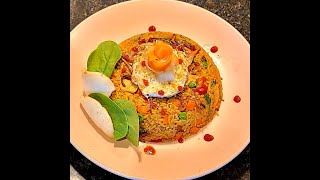 Indonesian fried rice فرايد رايس على الطريقة الاندونيسية سهل و لذيذ