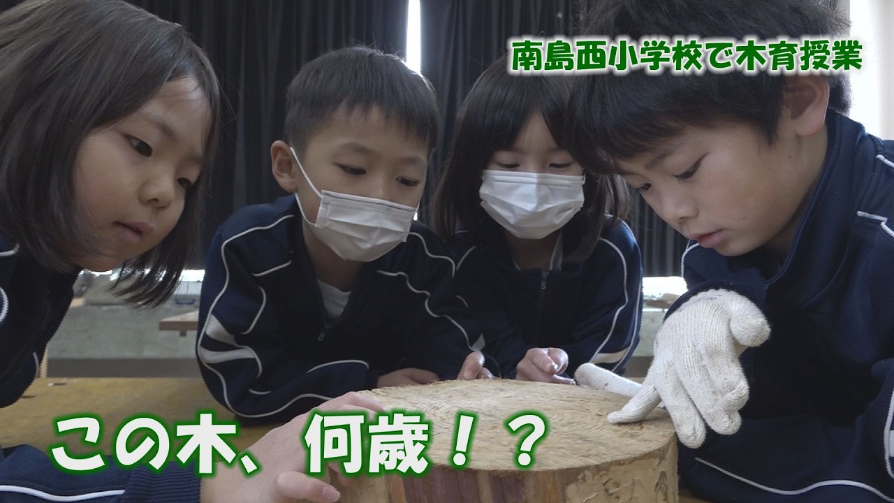 南島西小学校で木育授業が開催されました！