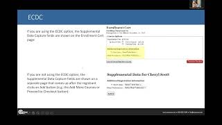 Supplemental Data Capture (SDC)