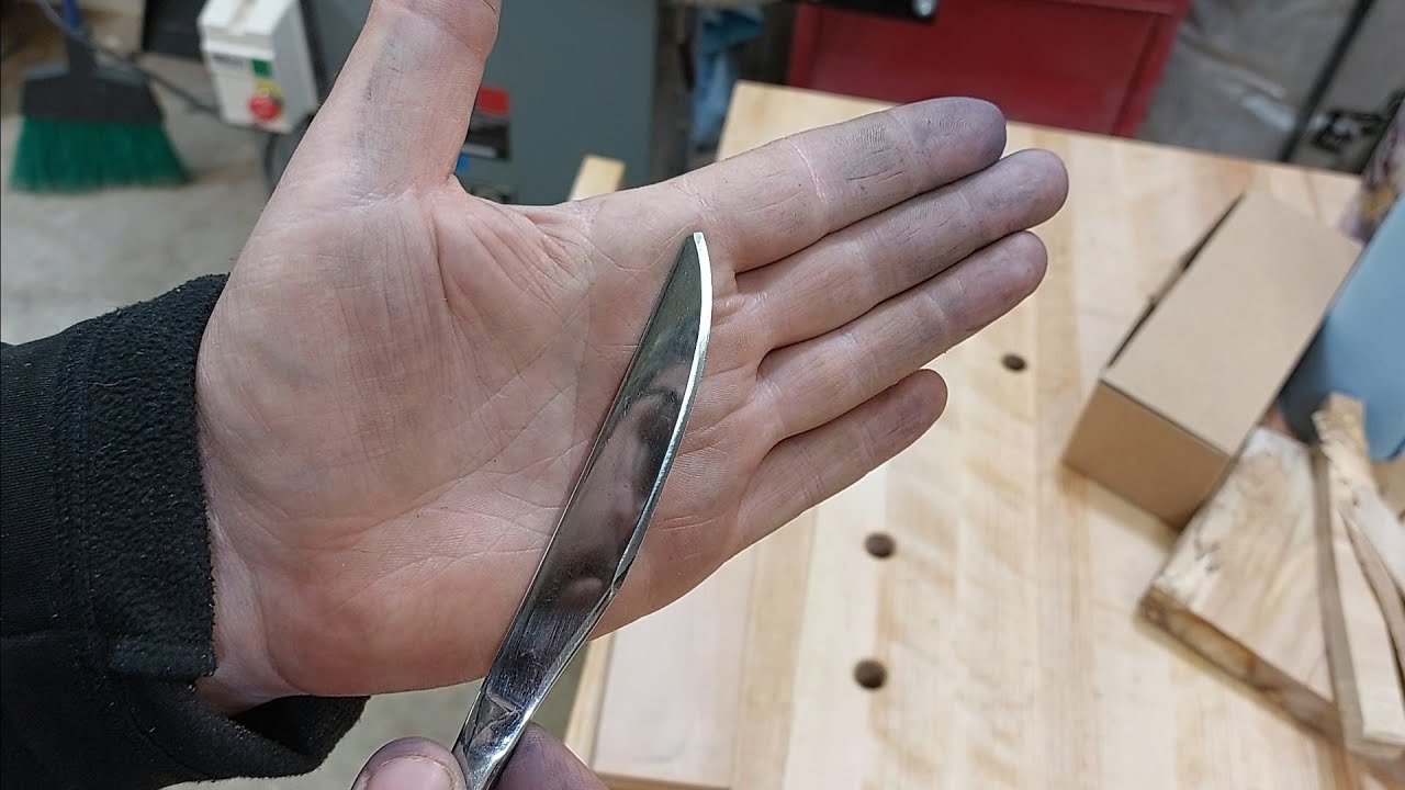 SHARPENING a butter knife to a razor edge. Is it possible 🤔?!!! YouTube