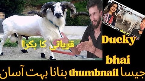 youtube thumbnail kaise banaen!ducky bhai jaisa thumbnail banana bht Asan