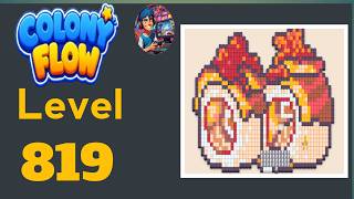 Colony flow level 819  solution and walkthrough 