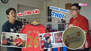 Cảm Pele thăm nhà Evin, choáng với bộ sưu tập áo cực đỉnh Man United