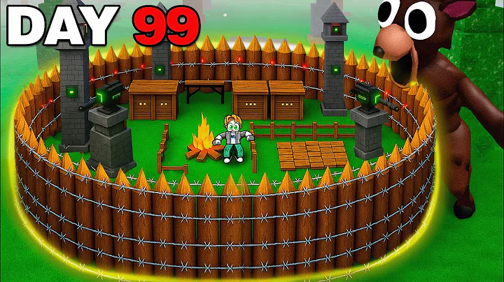 I Built the Worlds SAFEST BASE in 99 Nights in the Forest!