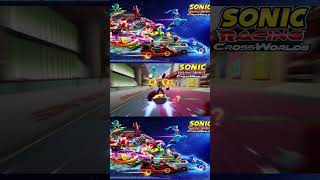 MINECRAFT IN CROSSWORLDS #sonicracingcrossworlds #sonicracingvideogame  #shorts #sonic #minecraft