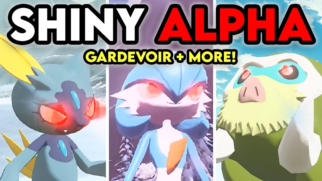 SHINY ALPHA GARDEVOIR + SO MUCH MORE in Pokemon Legends: Arceus 