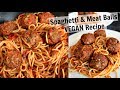 VEGAN SPAGHETTI & MEATBALLS (easy lentil meatballs recipe)