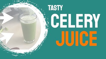 How To Make DELICIOUS Celery Juice! (with a blender)