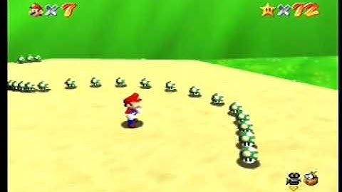 Gameshark code: Mario makes his own 1-ups!