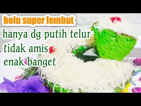 Bolu pandan putih telur jabrig super lembut no oven Bolu pandan putih telur jabrig super lembut no oven