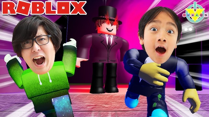 FOOD CHALLENGE IN ROBLOX! Ryan Let's Play Roblox Blox Fruit with