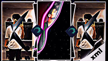 MERE MEHBU +  😍🔥 | 3D /  NEW TREND XML FILE 🎟 | VIDEO XML PROJECT #alightmotion | MH Editz69